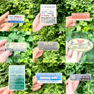 tag inox, nhôm, đồng